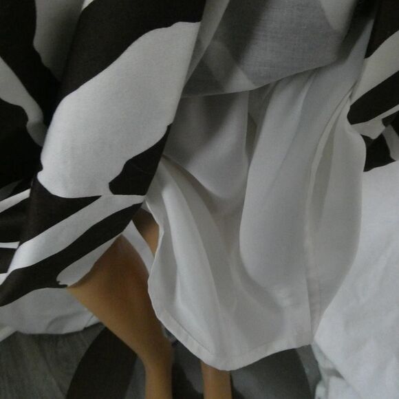 Peter Nygard Plus Size Zebra Print Sheath Dress Brown White Ivory Sleeveless 18 - Picture 10 of 12